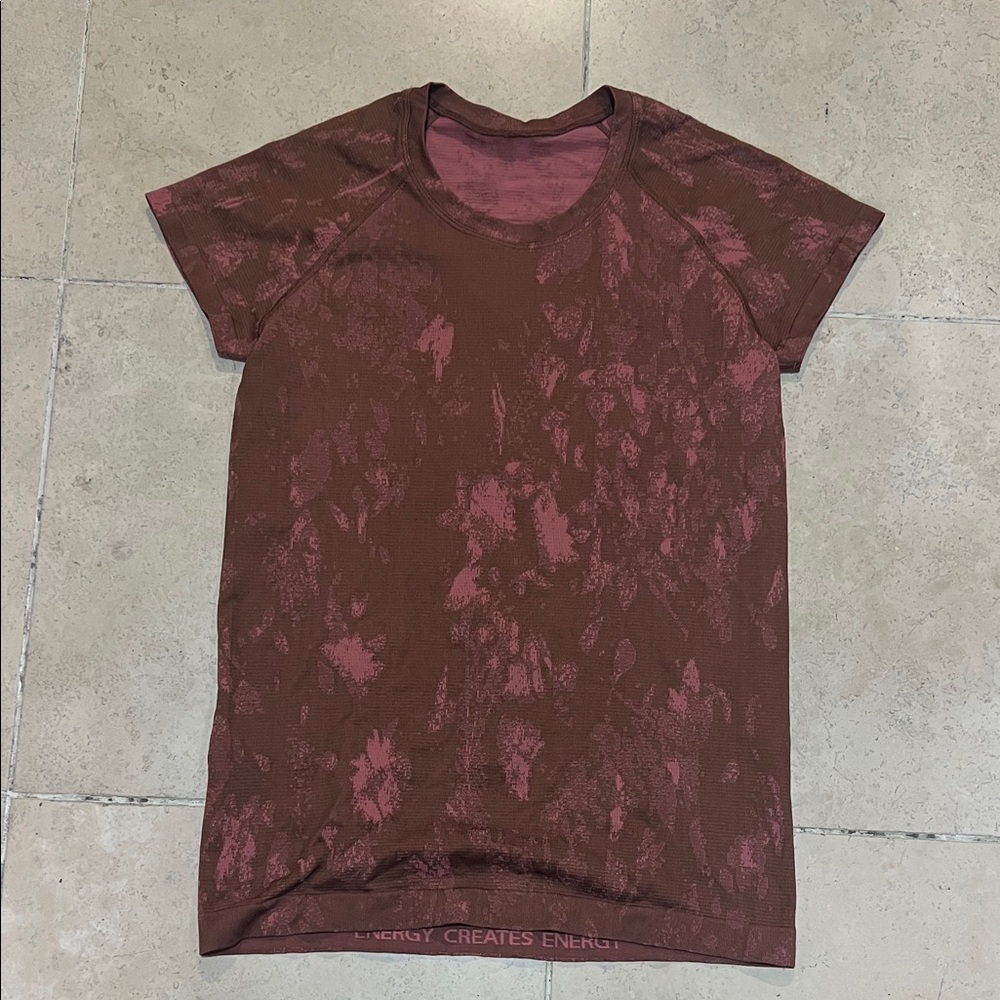 lululemon athletica Brown Short Sleeve Tee